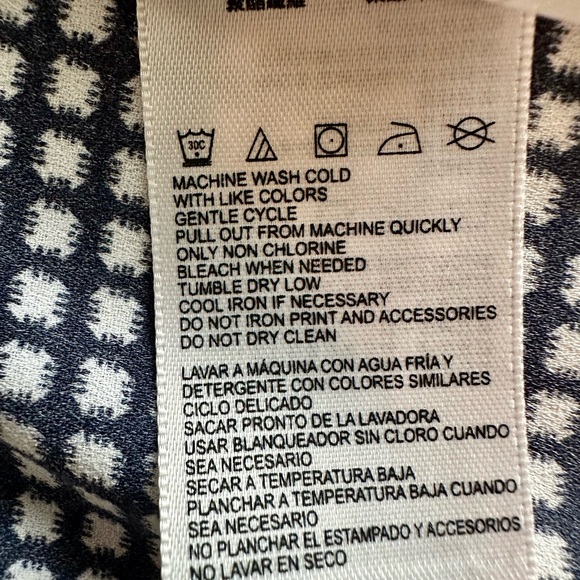 Nautica Black and White Checkered Blouse - Picture 15 of 15